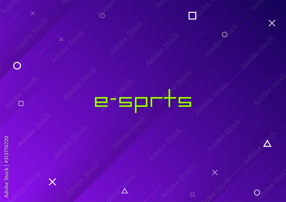 Eスポーツの背景素材 Stock Vector Adobe Stock