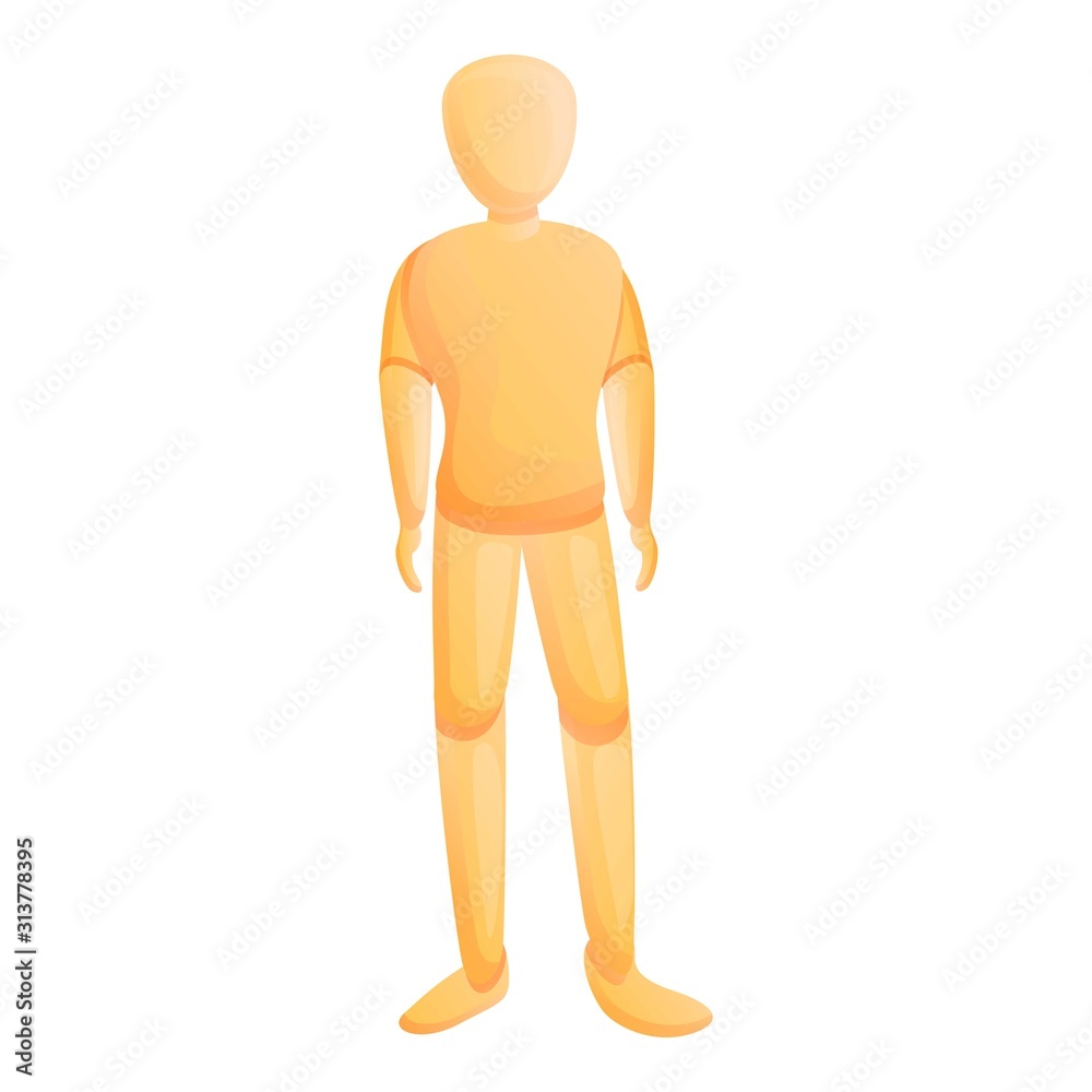 Business mannequin icon. Cartoon of business mannequin vector icon for web design isolated on white background Business mannequin icon. Cartoon of business mannequin vector icon for web design isolated on white background