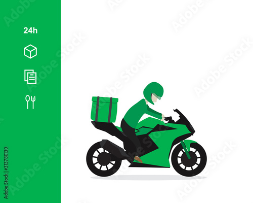 Delivery service, Grab food, Transportation, Mobile app, Fast delivery. Express order. Food online