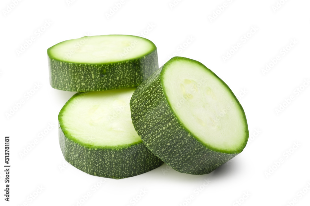 Zucchini (cucumber) isolated on white with clipping path. Zucchini (cucumber) isolated on white with clipping path.