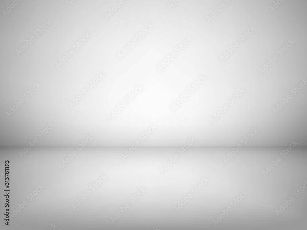 Abstract grey color tone background. Empty room with spotlight effect. EPS10 vector graphic.