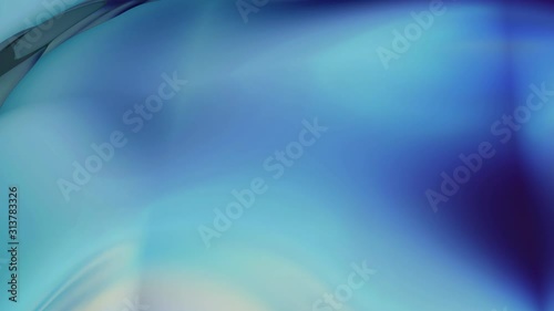 Looped abstract digital background with smooth shaded wavy surface