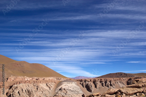 Landscape in the Puna de Atacama  Argentina