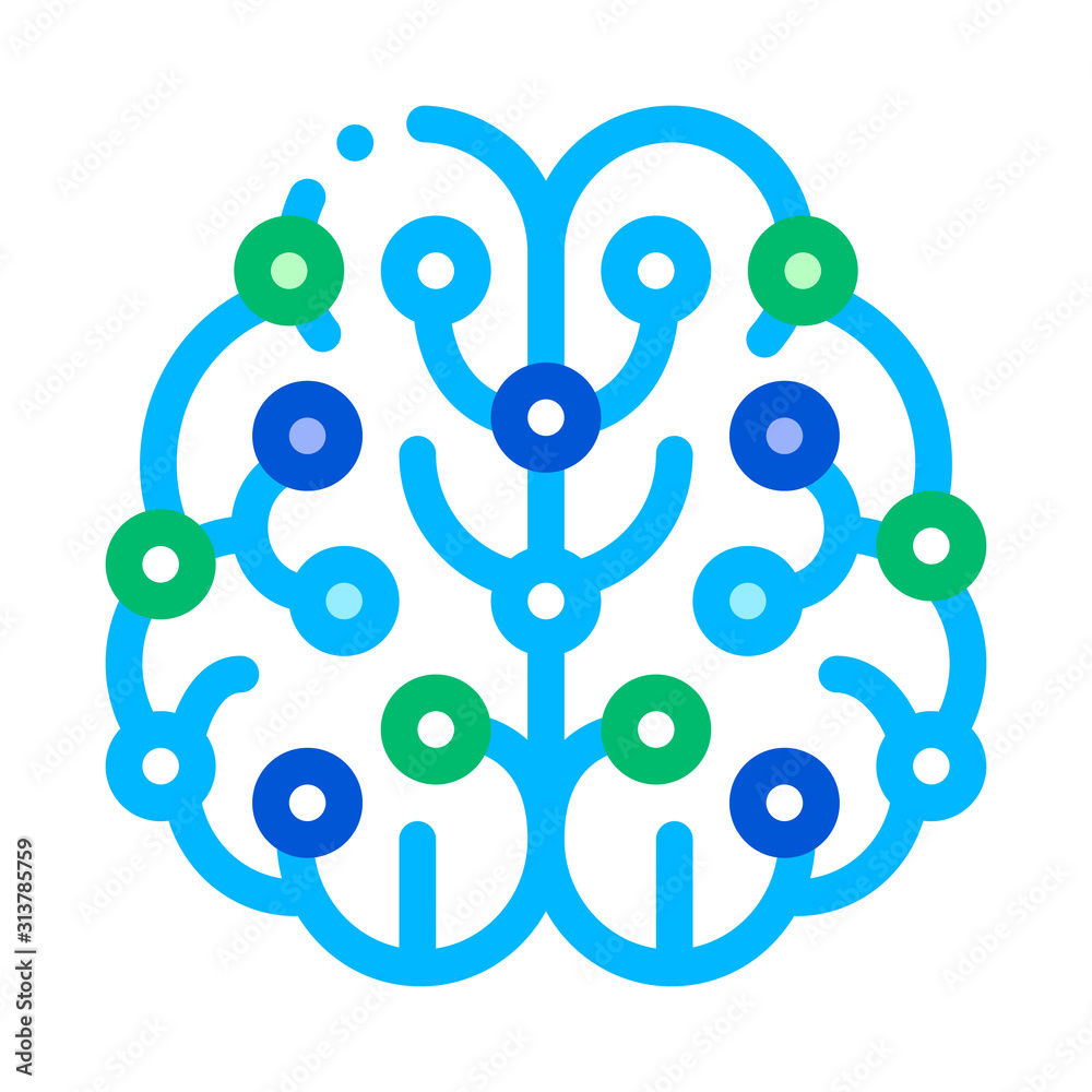 Artificial Intelligence Brain Vector Sign Icon Thin Line. Artificial Intelligence Elements Sensing Device Linear Pictogram. Technology Support, Cyborg, Microchip Contour Illustration Artificial Intelligence Brain Vector Sign Icon Thin Line. Artificial Intelligence Elements Sensing Device Linear Pictogram. Technology Support, Cyborg, Microchip Contour Illustration