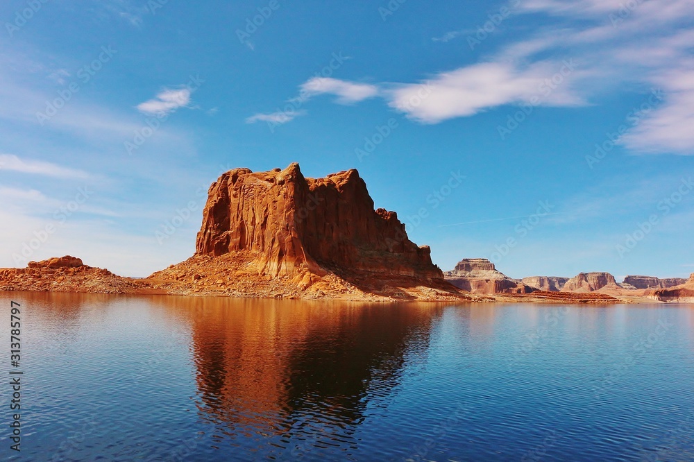 Beautiful Lake Powell in the United States