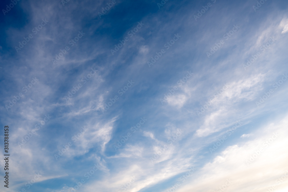 blue sky with cloud in sunshine day.