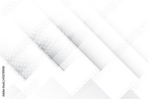 Abstract geometric white and gray color background. Vector, illustration.	