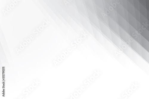 Abstract geometric white and gray color background. Vector, illustration.	