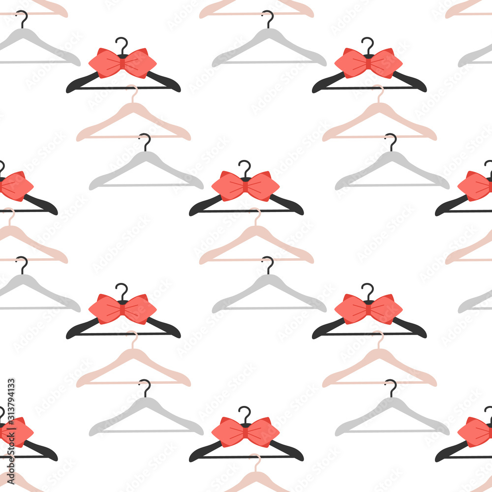Seamless pattern clothes hangers Black Friday Sale Seamless pattern clothes hangers Black Friday Sale