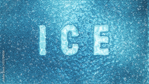 the inscription ice on ice
