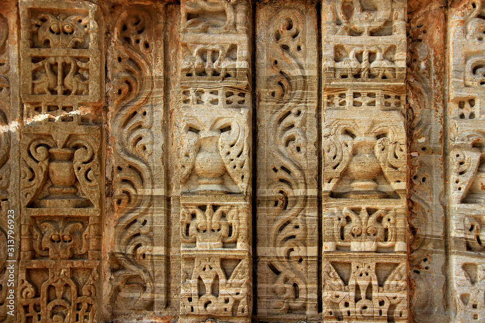 Vijay Sthambh Carving, Chittorgarh