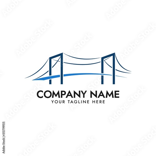 Bridge Logo  Construction Logo  Building