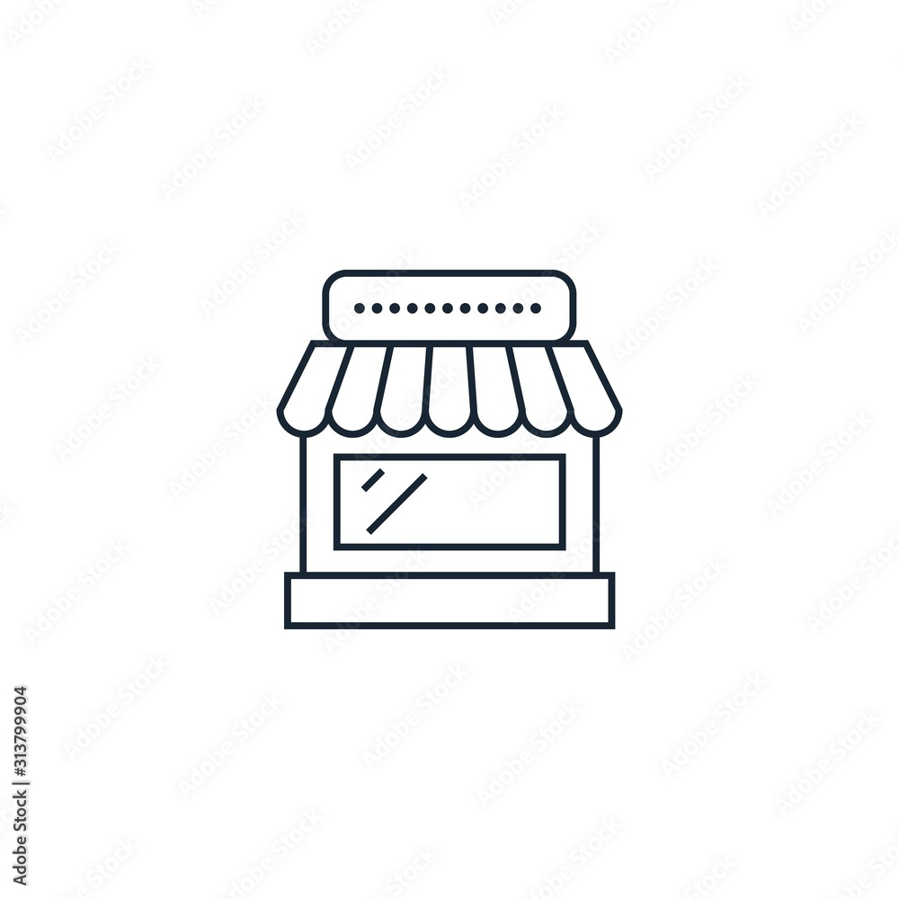 small business creative icon. From Business icons collection. Isolated small business sign on white background small business creative icon. From Business icons collection. Isolated small business sign on white background
