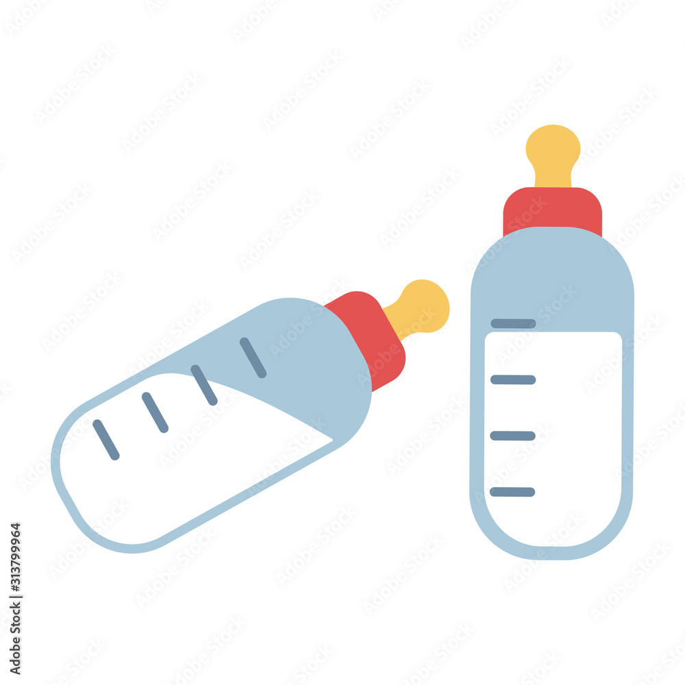 Baby Bottle Icon Vector Logo Template Illustration Design. Vector EPS 10. Baby Bottle Icon Vector Logo Template Illustration Design. Vector EPS 10.