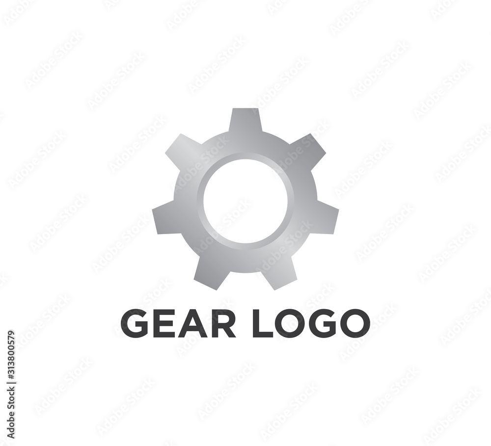 gear logo vector design template