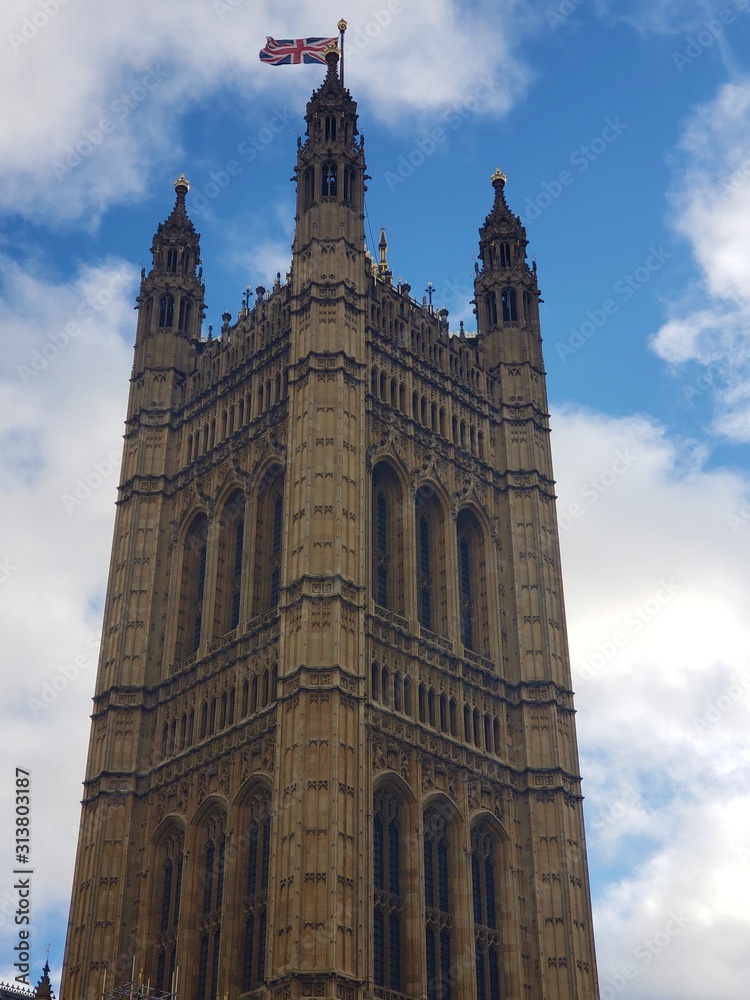 Palace of Westminster in London, England