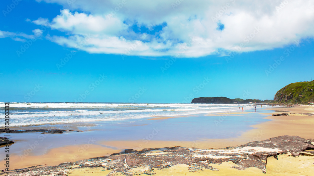 Fototapeta premium Falésias características da Praia de Torres