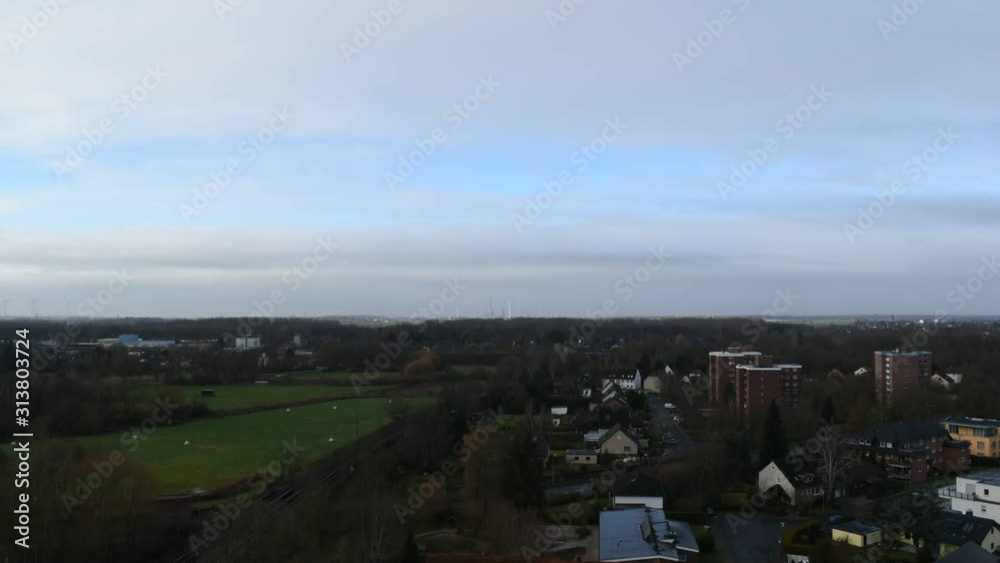 Panorama über niedersachsen stadt timelapse Panorama über niedersachsen stadt timelapse