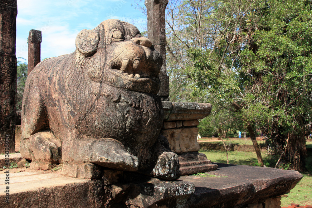 Polonnaruwa, a World Heritage Site in Sri Lanka, is an ancient city and the former capital of the Kingdom of Polonnaruwa.