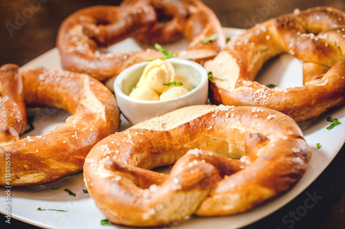 Obraz na płótnie Baked Bretzels