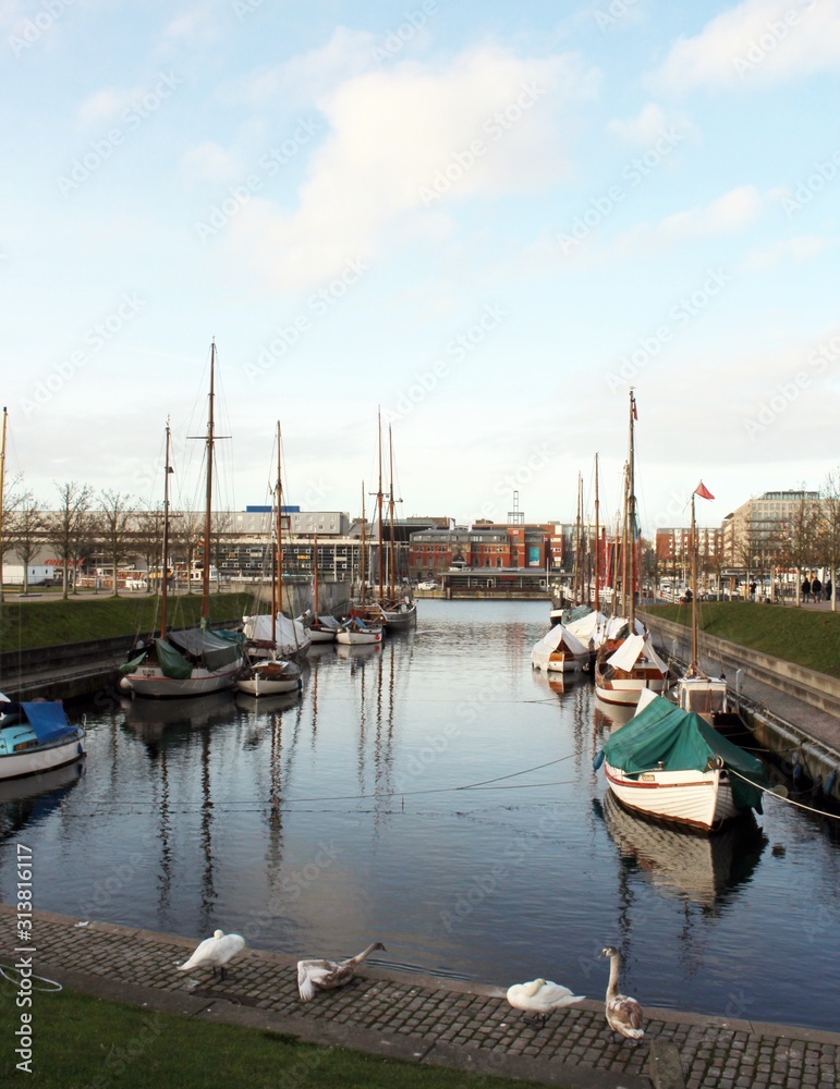 Der Germaniahafen in Kiel.