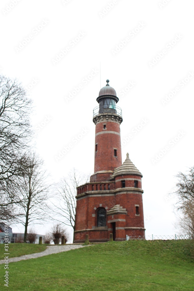 Der Leuchtturm in Kiel-Holtenau.