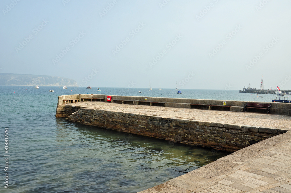 Swanage jetty in the summertime