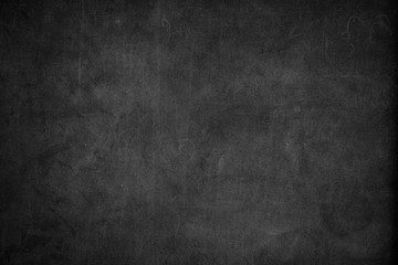 Blank front Real black chalkboard background texture in college concept for back to school kid wallpaper for create white chalk text draw graphic. Empty old back wall education blackboard.