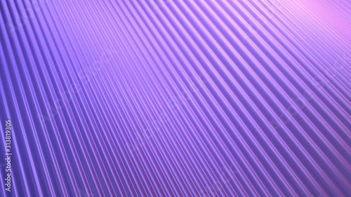 3d render animation colorful wave liquid.