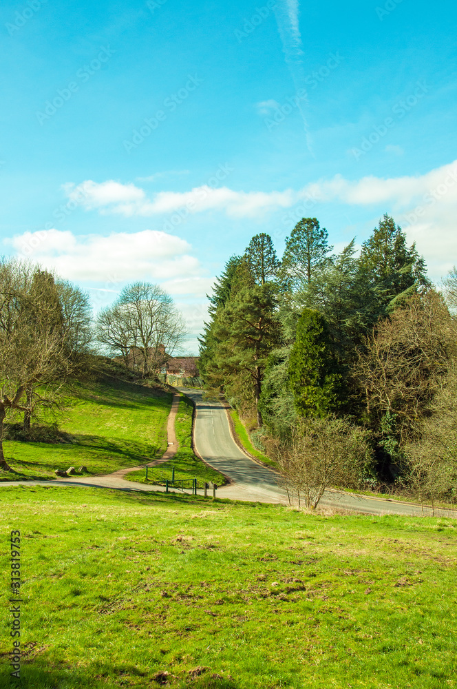 Malvern hills in the springtime Malvern hills in the springtime