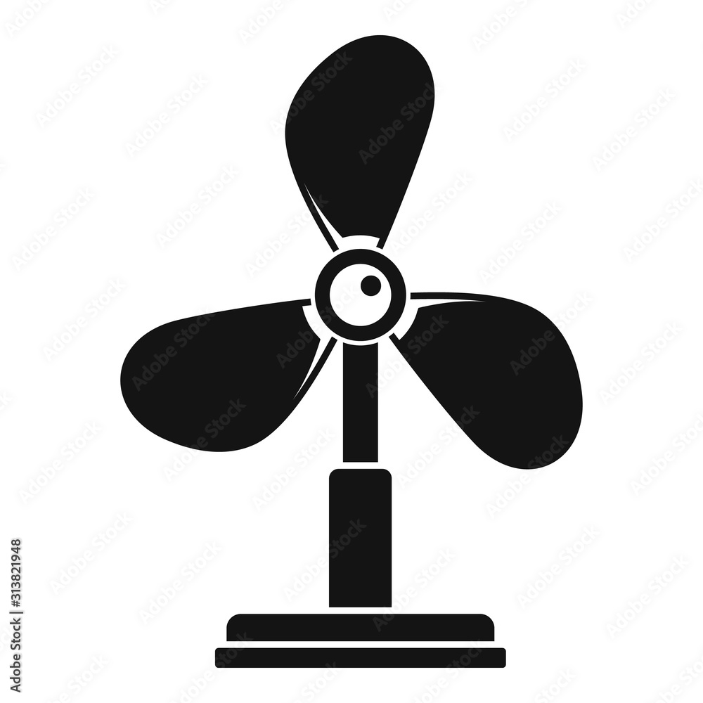 Old room fan icon. Simple illustration of old room fan vector icon for web design isolated on white background Old room fan icon. Simple illustration of old room fan vector icon for web design isolated on white background