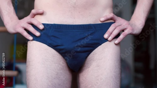 Close-up of man underpants.
