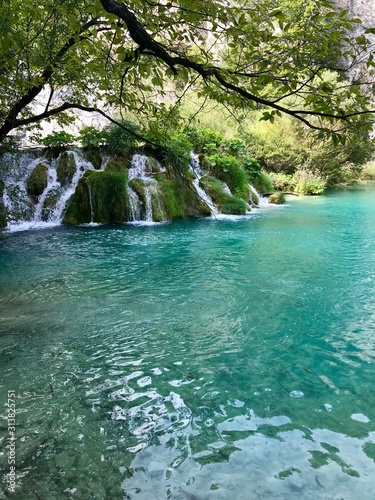 waterfall in deep forest