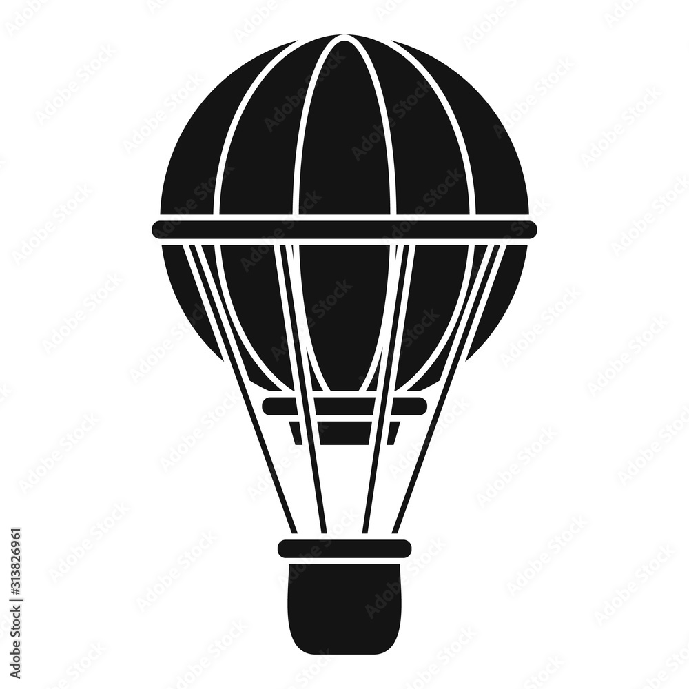 Activity air balloon icon. Simple illustration of activity air balloon vector icon for web design isolated on white background Activity air balloon icon. Simple illustration of activity air balloon vector icon for web design isolated on white background