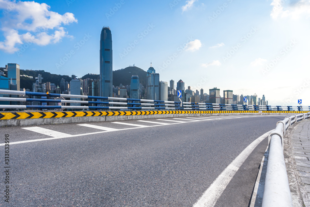 Obraz premium road in city