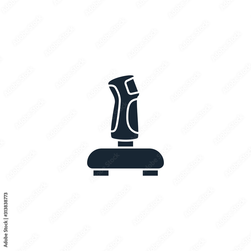joystick creative icon. From Gaming icons collection. Isolated joystick sign on white background