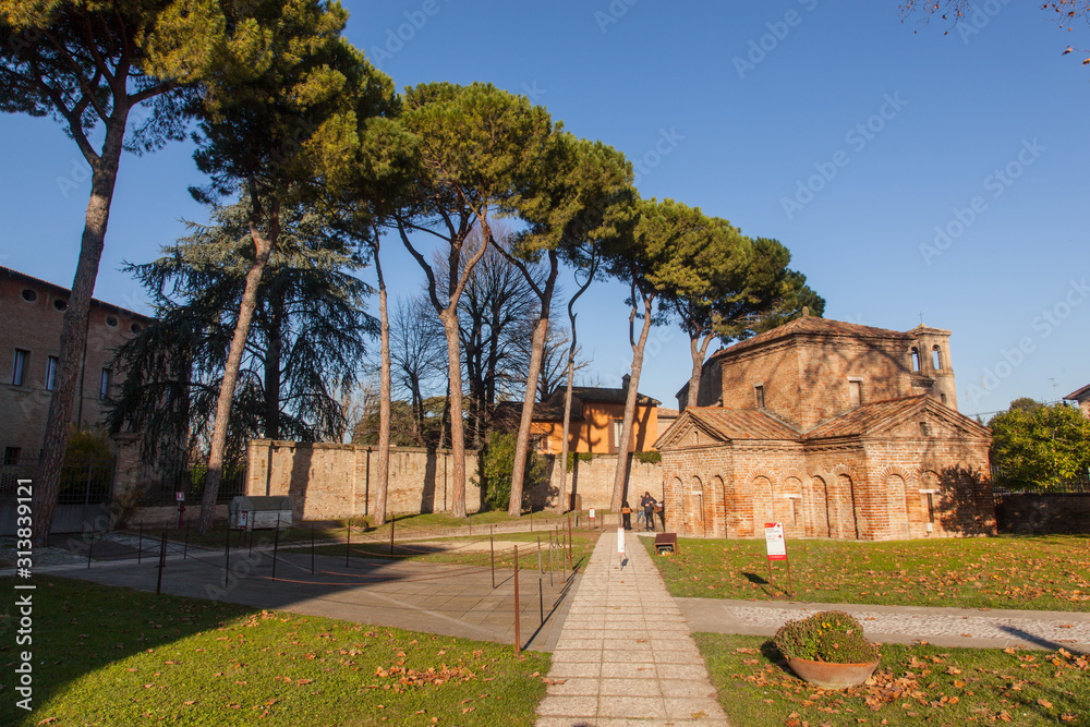 Ravenna Italian mosaic capital, Italy - Emilia Romagna, Mausoleum of Galla Placidia