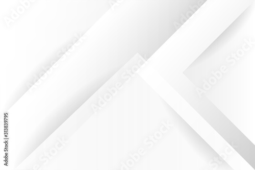 Abstract white and gray gradient backgroun. Modern design geometrical. Vector Illustration.