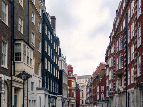 Street of beautiful London townhouse properties © William
