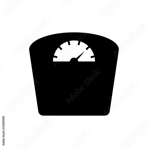 Floor scales icon design trendy