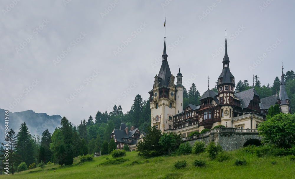 peles castle in romania