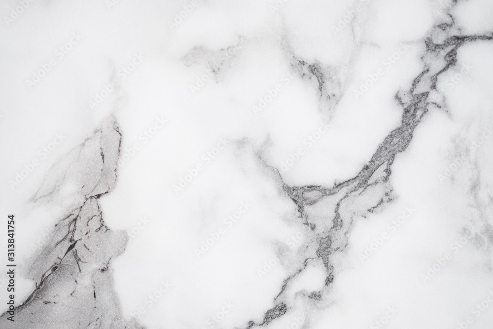 Fototapeta premium Beautiful white rock marble texture pattern for decoration design art work.