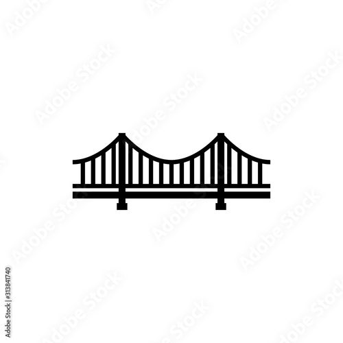 Building icon : Bridge design trendy