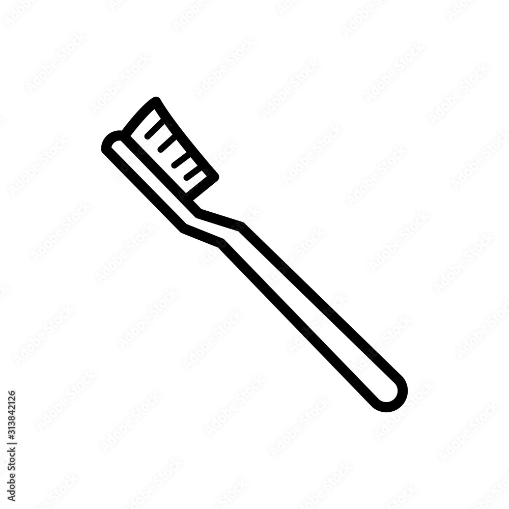 Toothbrush icon trendy design template Toothbrush icon trendy design template