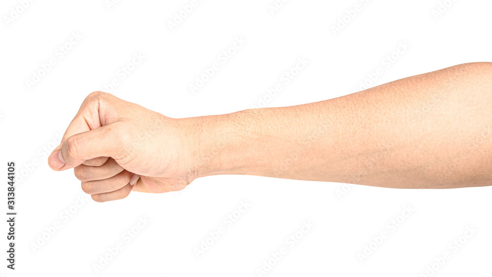 visible veins arm and hand isolated on a white background visible veins arm and hand isolated on a white background