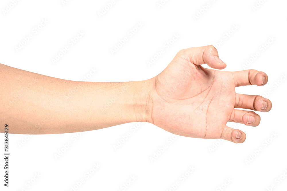 hand holding something like a bottle or can hand holding something like a bottle or can