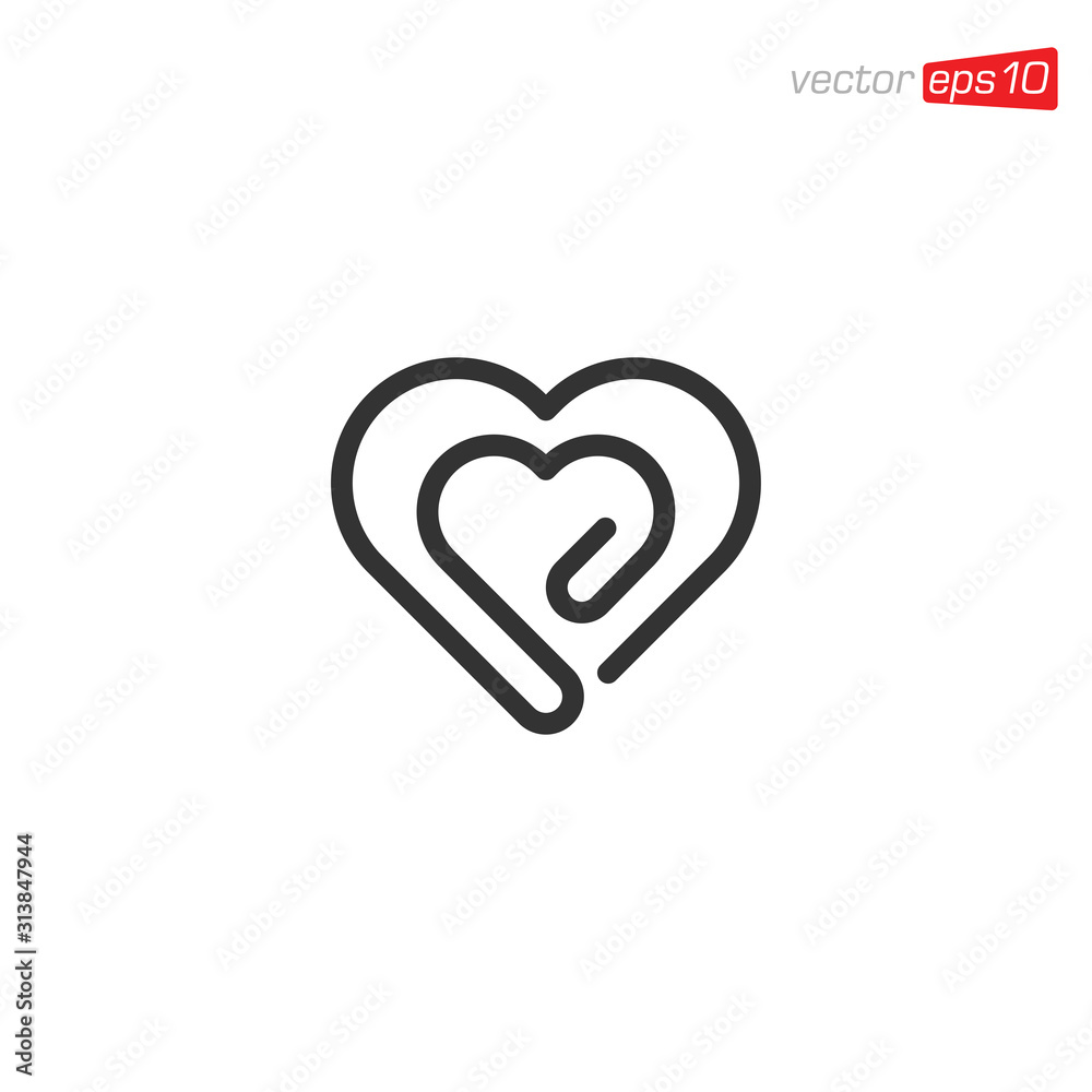 Heart Love Logo Icon Design Vector Heart Love Logo Icon Design Vector