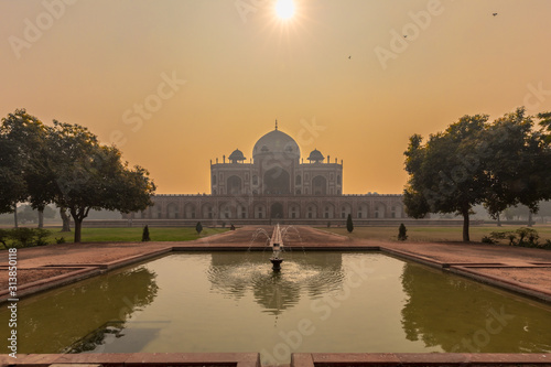 Humayun's Tomb, a UNESCO world heritage site in New Delhi, India 