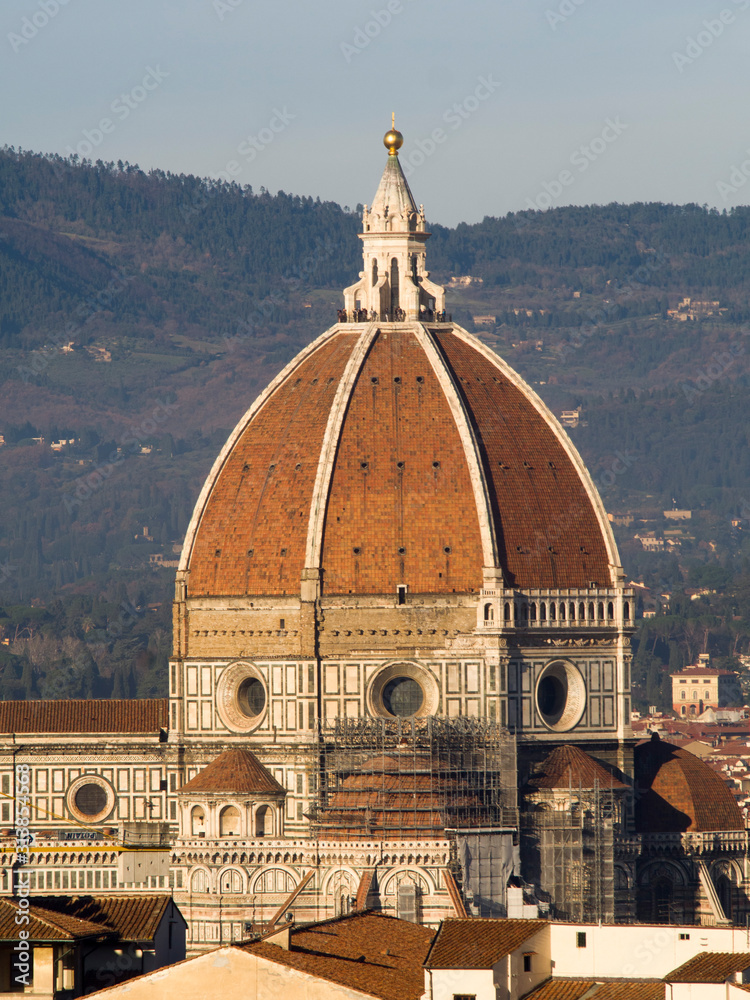 Fototapeta premium Italia, Toscana, Firenze, lacupola del duomo.