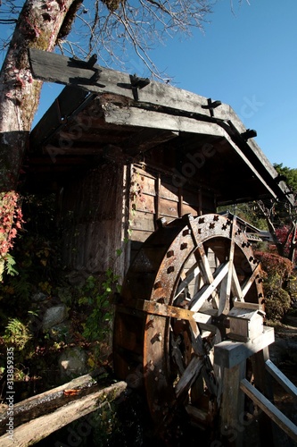 宿場町の水車小屋 photo